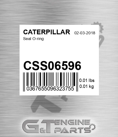 CSS06596 Seal O-ring