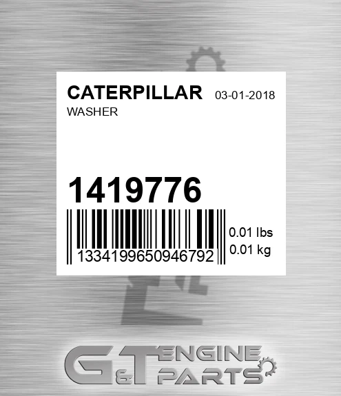 141-9776 Washer for CATERPILLAR