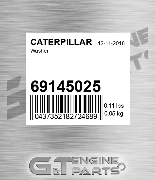69145025 CATERPILLAR Washer