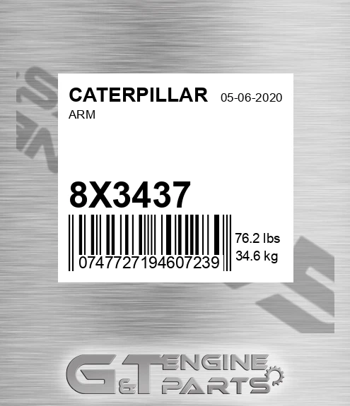 8X-3437 Arm for CATERPILLAR