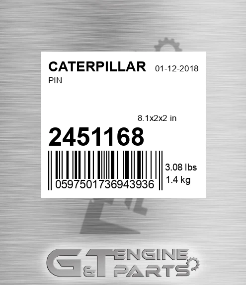 245-1168 Pin