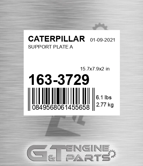 163-3729 Support Plate A