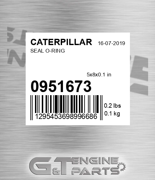 095-1673 Seal O-ring for CATERPILLAR