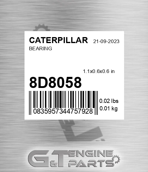 8D8058 Bearing