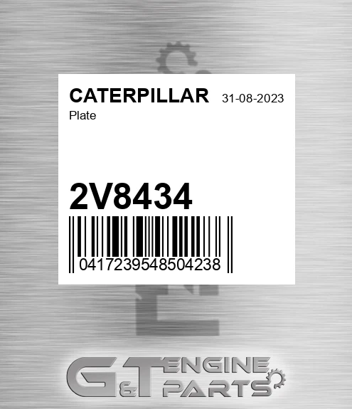 2V8434 Plate