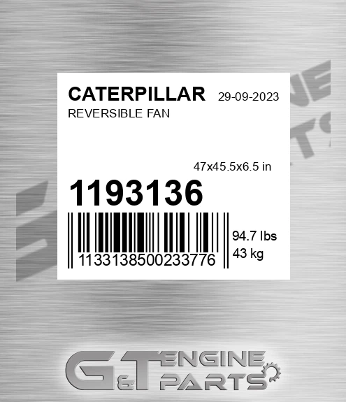 119-3136 Reversible Fan