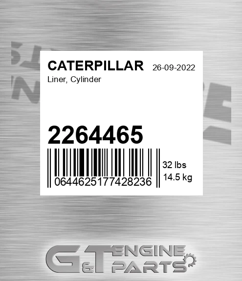 2264465 Liner, Cylinder for CATERPILLAR