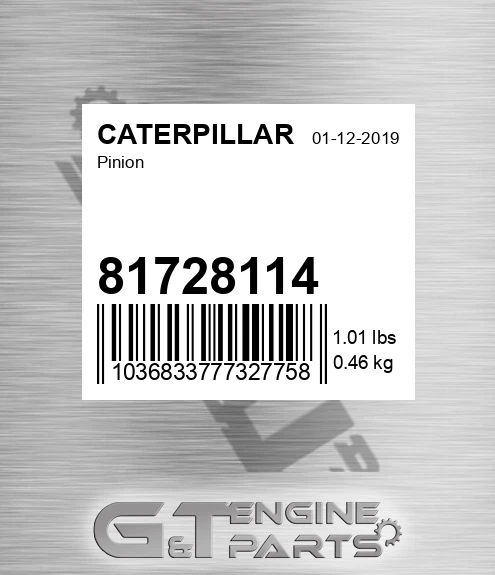 81728114 Pinion