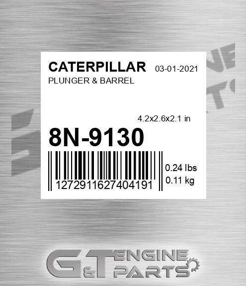 8N-9130 Plunger & Barrel for CATERPILLAR
