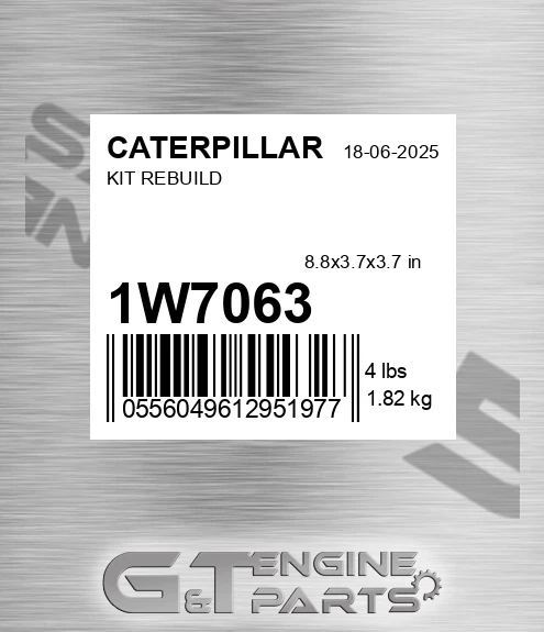 1W7063 Kit Rebuild for CATERPILLAR