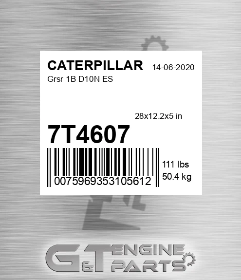 7T4607 Grsr 1b D10n Es for CATERPILLAR