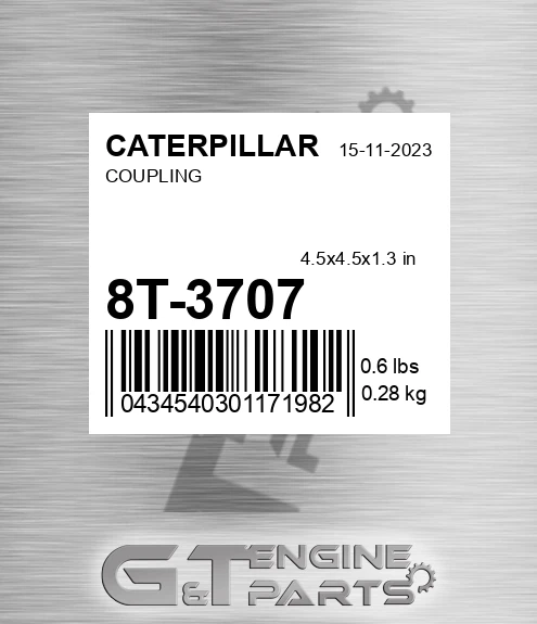 8T-3707 Coupling for CATERPILLAR