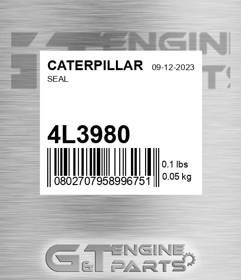 4L-3980 Seal for CATERPILLAR