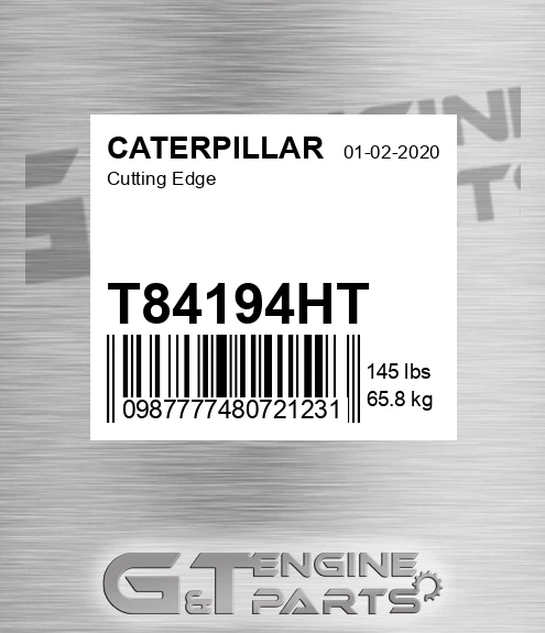 T84194HT Cutting Edge for CATERPILLAR
