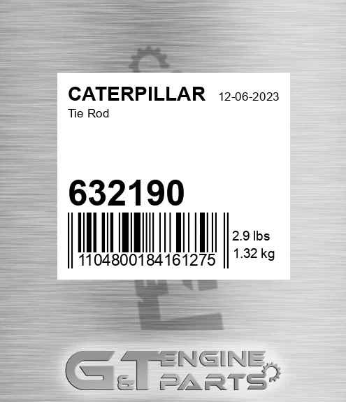632190 Tie Rod for CATERPILLAR