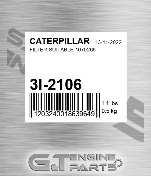 3I-2106 Filter Suitable 1070266