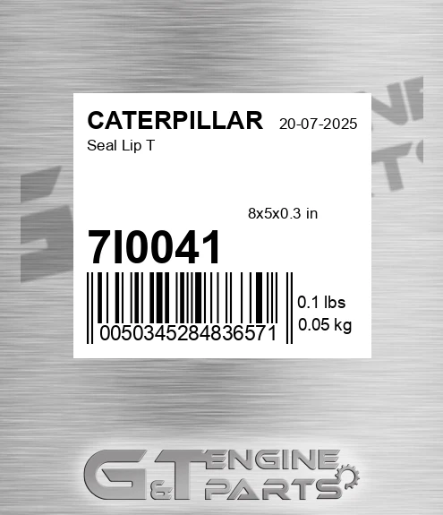 7I0041 Seal Lip T