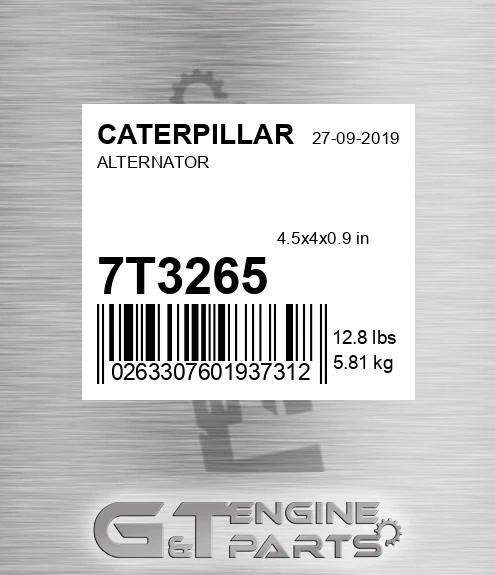 7T-3265 Alternator
