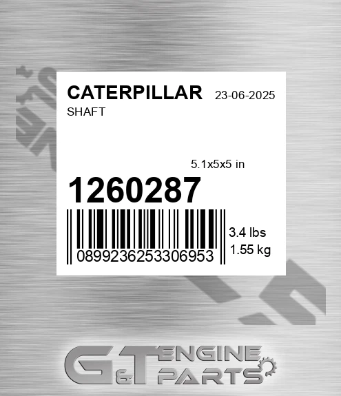 126-0287 Shaft