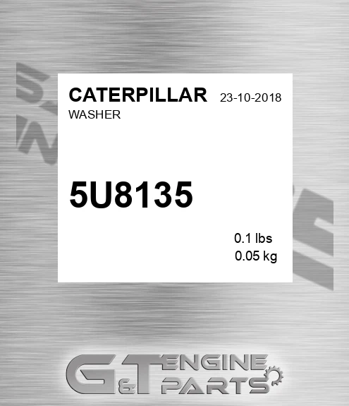 5U8135 Washer for CATERPILLAR
