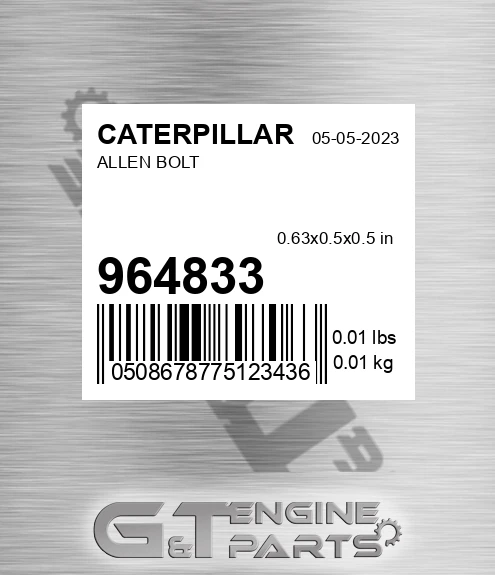 964833 Allen Bolt