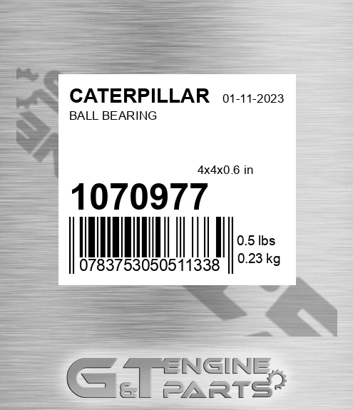 107-0977 Ball Bearing for CATERPILLAR