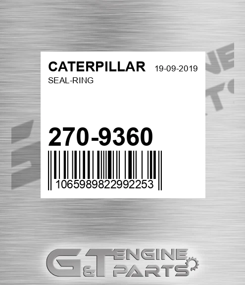 270-9360 Seal-ring for CATERPILLAR