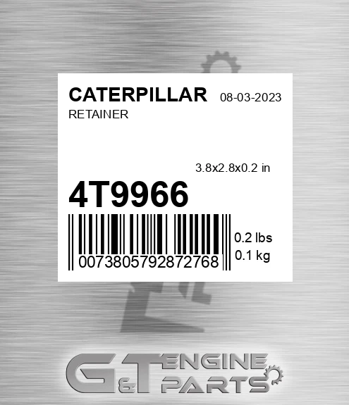4T9966 Retainer