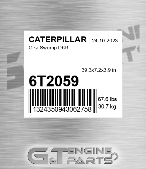 6T2059 Grsr Swamp D6r for CATERPILLAR