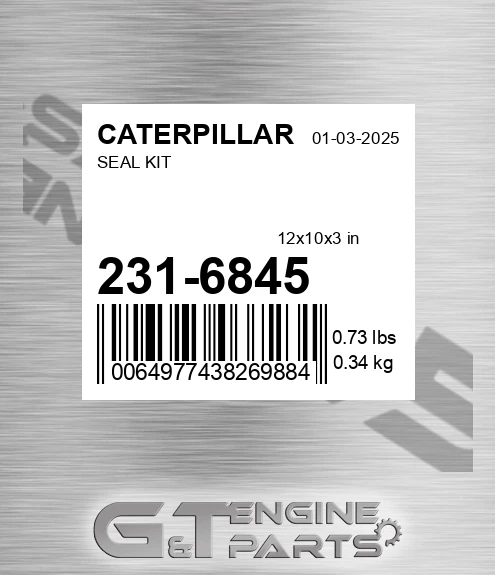 231-6845 Seal Kit for CATERPILLAR
