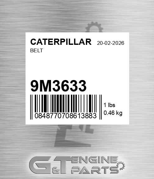 9M-3633 Belt for CATERPILLAR