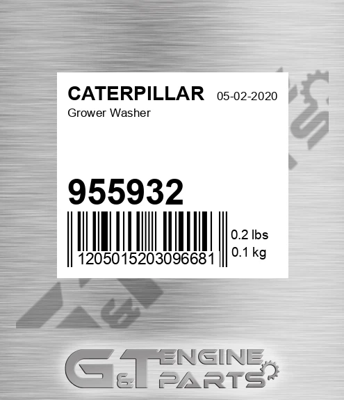 955932 Grower Washer for CATERPILLAR