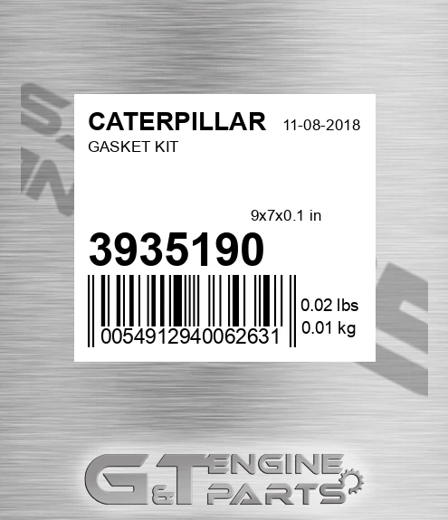 393-5190 Gasket Kit for CATERPILLAR
