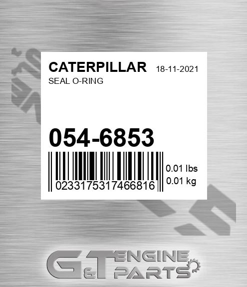 054-6853 Seal O-ring for CATERPILLAR