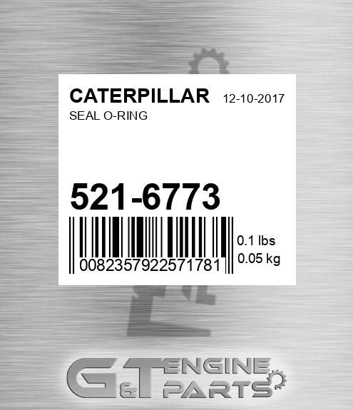 521-6773 Seal O-ring