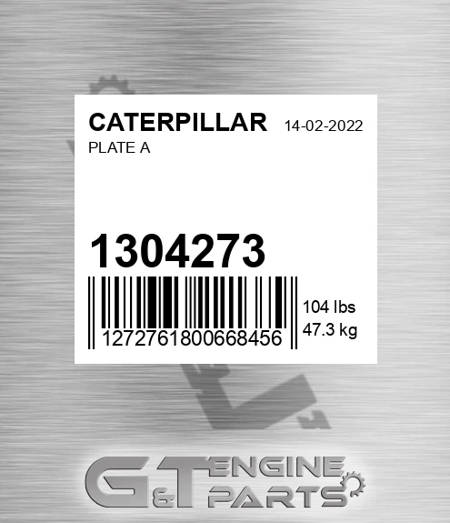 1304273 Plate A