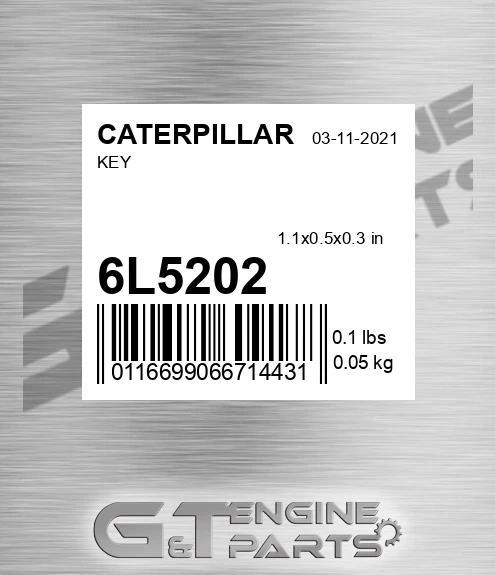 6L-5202 Key for CATERPILLAR