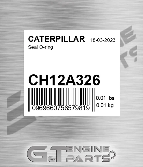 CH12A326 Seal O-ring for CATERPILLAR