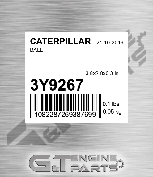 3Y9267 Ball for CATERPILLAR