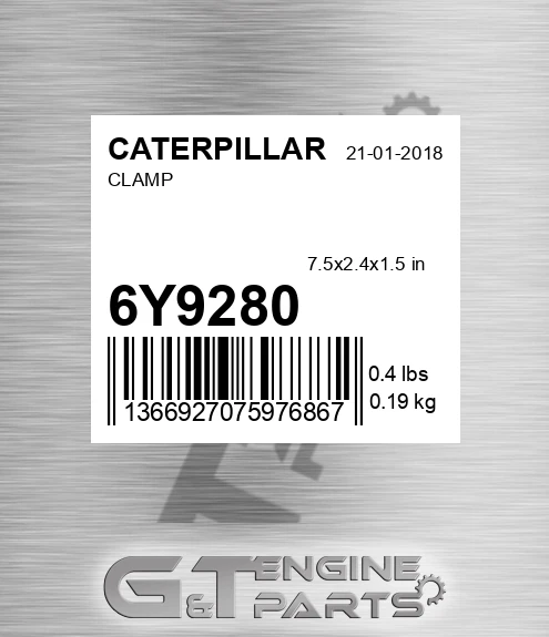 6Y9280 Clamp