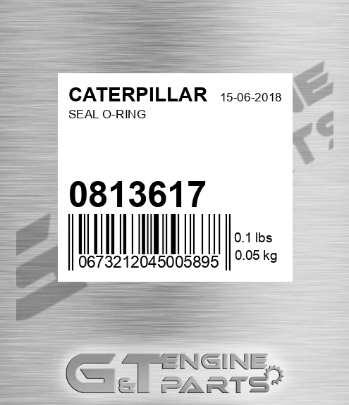 081-3617 Seal O-ring for CATERPILLAR