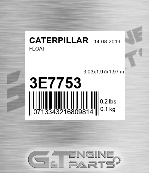 3E7753 Float for CATERPILLAR