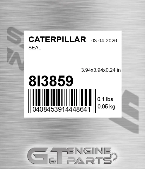 8I-3859 Seal for CATERPILLAR