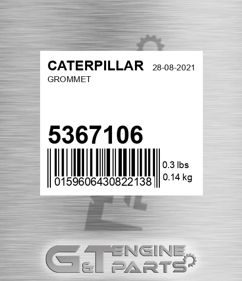 5367106 Grommet for CATERPILLAR
