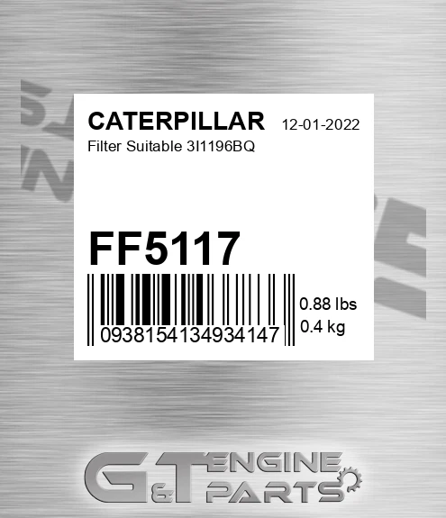 FF5117 Filter Suitable 3i1196bq