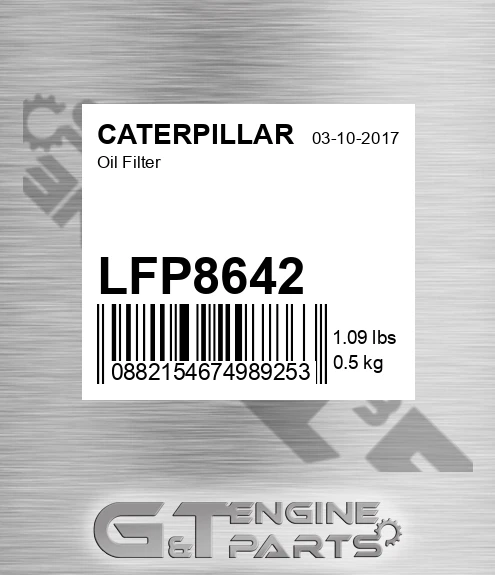 LFP8642 Oil Filter for CATERPILLAR