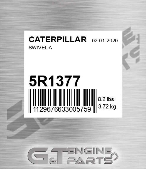 5R1377 Swivel A for CATERPILLAR