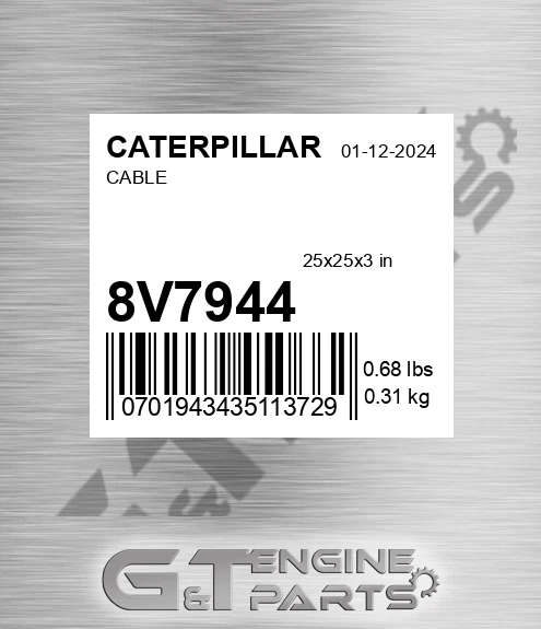 8V-7944 Cable for CATERPILLAR
