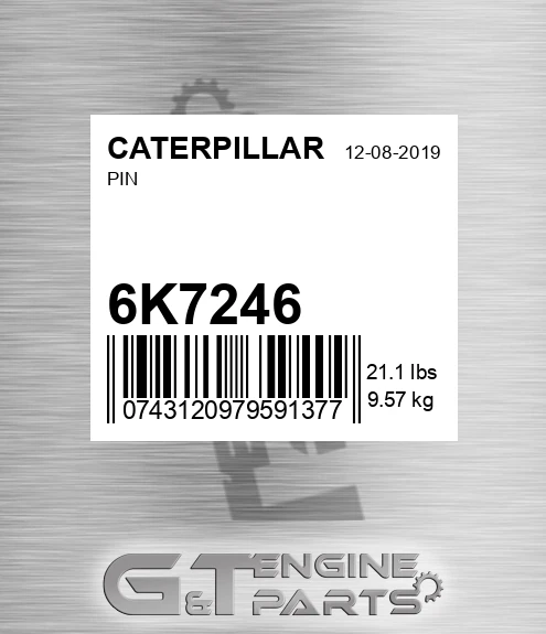 6K-7246 Pin for CATERPILLAR