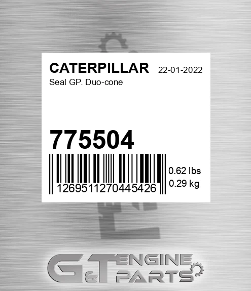 775504 Seal Gp. Duo-cone